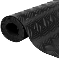 VidaXL Bodenmatte Rutschfest Gummi 1,5x4 m 3 mm Karo
