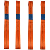 Trutzholm 4 Gurtschlaufen Doppelschlaufe Spanngurt für Motorrad Motorradspanngurt orange