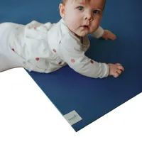 SanoSoft Krabbelmatte Blau, | Gr.: 180 x 120 cm