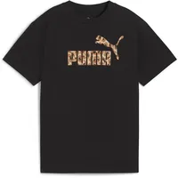 Puma Essentials Animal Logo Infill T-Shirt Mädchen 01 black