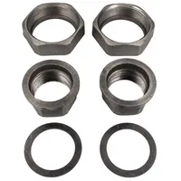 Tecuro Pumpenverschraubungs-set 3/4 Zoll x 1 1/4 Zoll schwarz