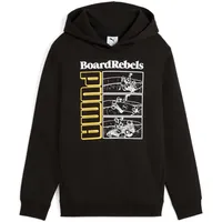 Puma Mid90s Fleece Hoodie Jungen 01 black 152