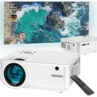 Krüger&Matz V-LED20 (Full HD+, 5000 lm, 1.4:1), Beamer, Grau