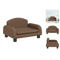 VidaXL Kindersofa Braun 50x40x30 cm Stoff
