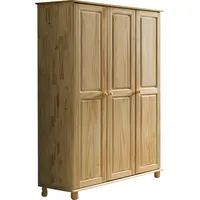 Home Affaire Kleiderschrank »Chur«, Gefertigt aus massivem Kieferholz beige