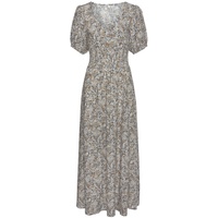 VIVANCE Maxikleid Blümchen Grau 46