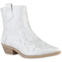 VAN HILL Cowboy Boots in Silber