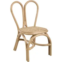 Beliani Kindersessel Desimi Rattan Naturfarben