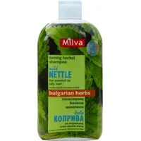 Milva Kräutershampoo Brennnessel für fettiges Haar, groß, 500 ml