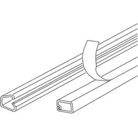 Kleinhuis LCD-Minikanal, 4,6 x 9,0 x 2.000 mm, cremeweiß
