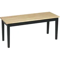 Homcom Sitzbank 2-Sitzer Essbank Holzbank, Küchenbank bis 220 kg