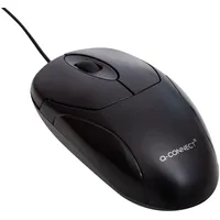Q-Connect 3-Tasten-Maus optisch schwarz KF04368