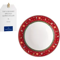 Villeroy & Boch - Suppenteller, rot Toy's Delight Specials