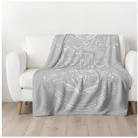 MTOnlinehandel Wohndecke 150x200 cm · Fleece-Decke warm Hogwarts Fanartikel