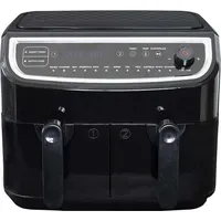 Gastronoma Doppelfritteuse 18290006 schwarz