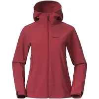 Bergans Damen Vaagaa Softshell Hoodie Jacke (Größe M, rot)