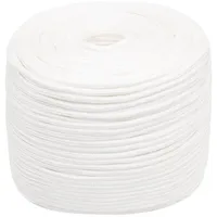 VidaXL Bootsseil Weiß 8 mm 500 m Polypropylen