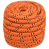 VidaXL Bootsseil Orange 20 mm 50 m Polypropylen