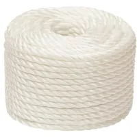 VidaXL Arbeitsseil Weiß 10 mm 250 m Polypropylen