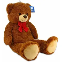 BEMIRO Teddy mit roter Schleife XXL - ca. 100