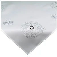 Heimtexland Tischdecke Leinen-Optik Bestickt Deko Esszimmer Serie Pusteblume Tischwäsche