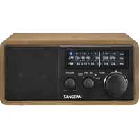 Sangean Genuine 110 Plus WR11BT holz tragares Retro-Tischradio mit