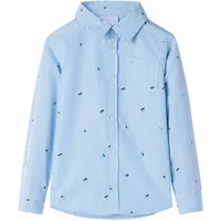 VidaXL Kinderhemd Hellblau 104 - Blau