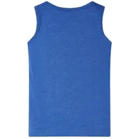 VidaXL Kinder-Tanktop Blau Melange 116 - Blau