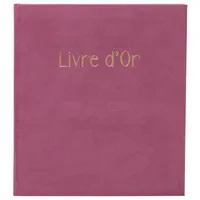 Exacompta Gästebuch, 140 Seiten, Goldschnitt, Skandi - Altrosa