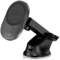 TECH-PROTECT MM15W-V1 Kfz Handyhalterung mit MagSafe 15W Induktionsladegerät Schwarz