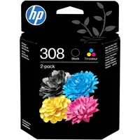 HP 308 schwarz + CMY
