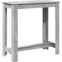 VidaXL Bartisch Betongrau 102x50x103,5 cm Holzwerkstoff