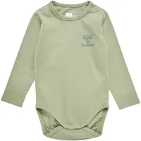 Hummel hmlMINO langarm Baby-Body 1195 abbey stone 74