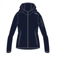 CMP Woman Jacket Fix Hood, B. Blue, 48