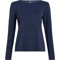Mc Kinley McKINLEY Langarmshirt Da.-Langarmshirt Hunu LS W MELANGE/NAVY