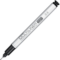 Copic Multiliner SP 0,3 mm, Black, Aluminium Fineliner mit