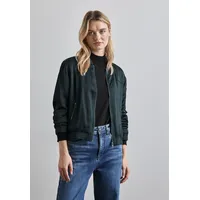 STREET ONE Damen A212259 Satin-Blouson, Hunter Green, 34