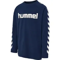 Hummel Boys Langarm-t-shirt - Black Iris / Black Iris
