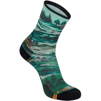 Smartwool Hike Light Cushion Campground Print Crew Socken -