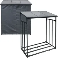 Toboli Kaminholzregal außen, bis 2000 kg Traglast, 185 x