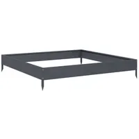 VidaXL Hochbeet 100 x 100 x 18,5 cm Anthrazit