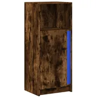 VidaXL LED-Sideboard Räuchereiche 42,5x34x100 cm Holzwerkstoff