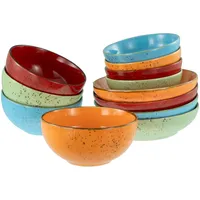 CreaTable CreaTable, 24223, Serie Nature Collection Mediterran, 12-teiliges Geschirrset