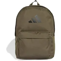 Adidas Classic 3BARS Backpack, Olive strata/Black, One Size