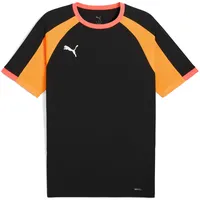 Puma Herren IndividualLIGA Jersey T-Shirts, PUMA Black-Heat Fire,