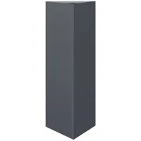 VidaXL Pflanzkübel Anthrazit Dreieckig 30x26x75 cm Stahl
