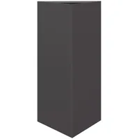 VidaXL Pflanzkübel Schwarz Dreieckig 40x34,5x70 cm Stahl
