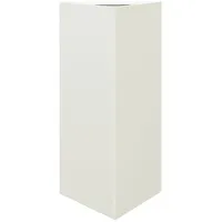 VidaXL Pflanzkübel Weiß Dreieckig 40x34,5x70 cm Stahl