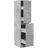 VidaXL Apothekerschrank Betongrau 30 x 41 x 144,5 cm