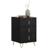 SoBuy Nachttisch mit 3 Schubladen 40 x 63 x